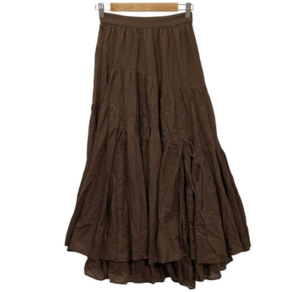 ハーリップトゥ Asymmetric Tiered Cotton スカート