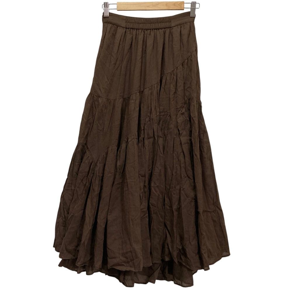 ハーリップトゥ Asymmetric Tiered Cotton スカート