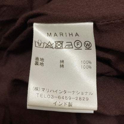 マリハ 花園のドレス 長袖ロングワンピース