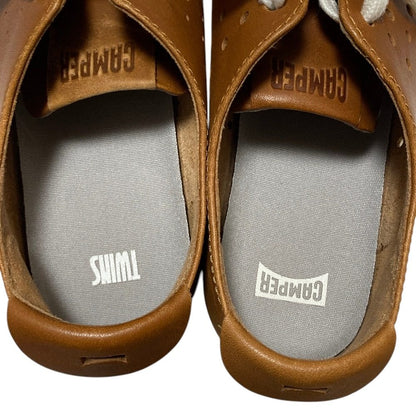カンペール ツインズ パンチングレザー スニーカー