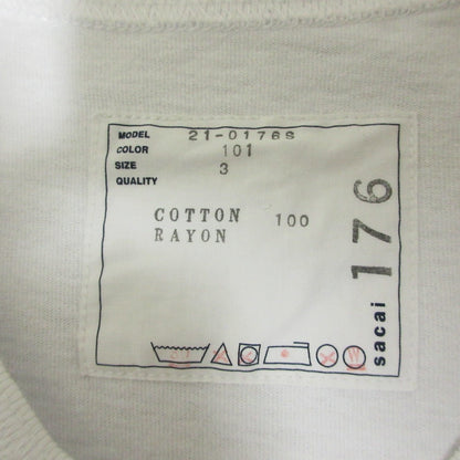 サカイ Love Over Rules コットン半袖Tシャツ