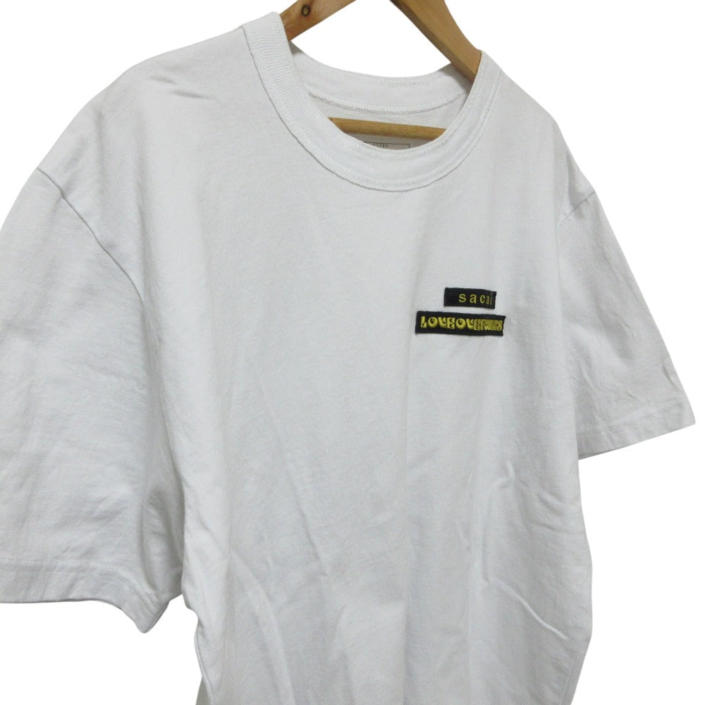 サカイ Love Over Rules コットン半袖Tシャツ