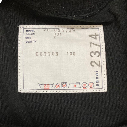 サカイ コットンロングスリーブTシャツ