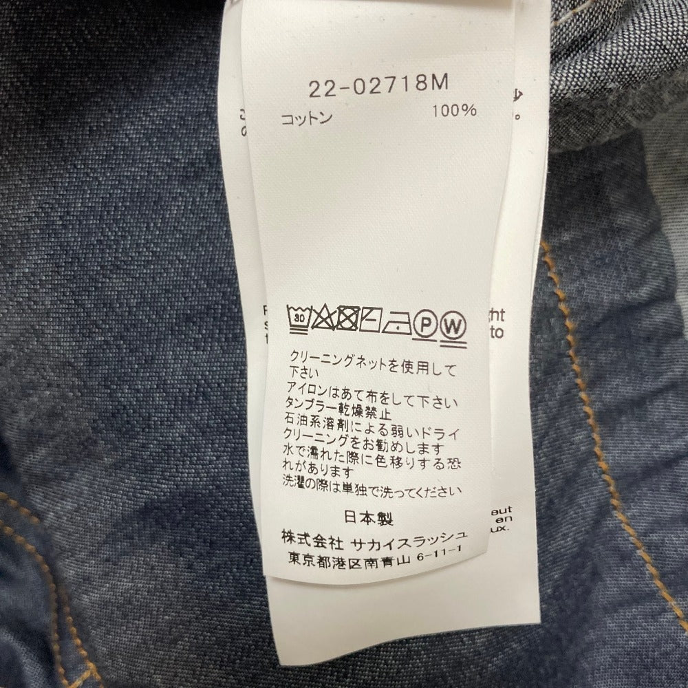 サカイ コットンデニムブルゾン