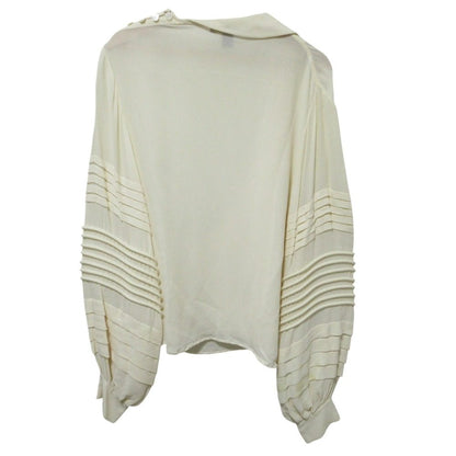 ルイヴィトン Ruffle Blouse シルクブラウス