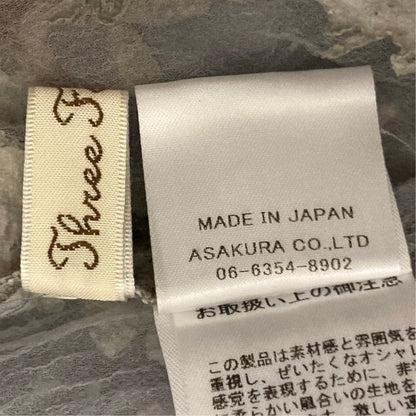 スリーフォータイム フラワープリントシアートップ