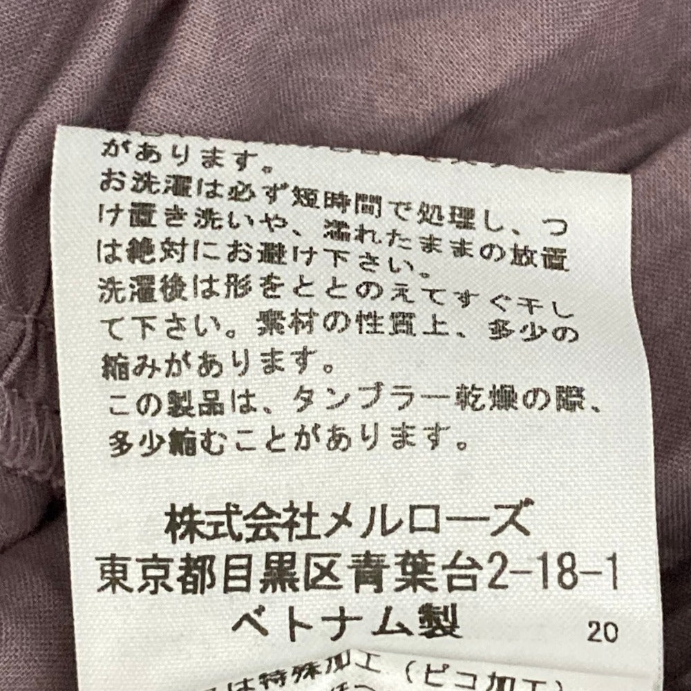 ピンクハウス レーストリムコットンワンピース