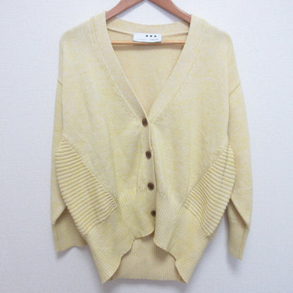 スリードッツ Spring melange ニットカーディガン