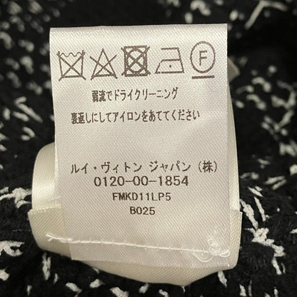 ルイヴィトン モノグラムパッチ ノースリーブ ツイードワンピース