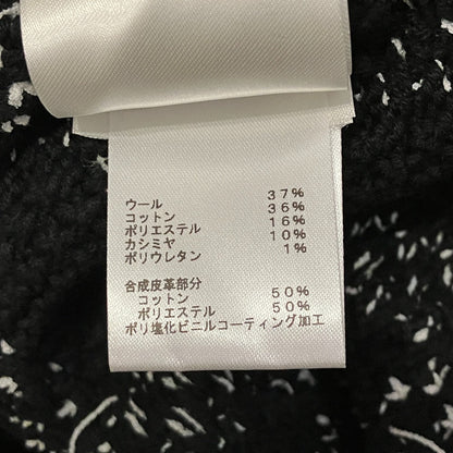 ルイヴィトン モノグラムパッチ ノースリーブ ツイードワンピース