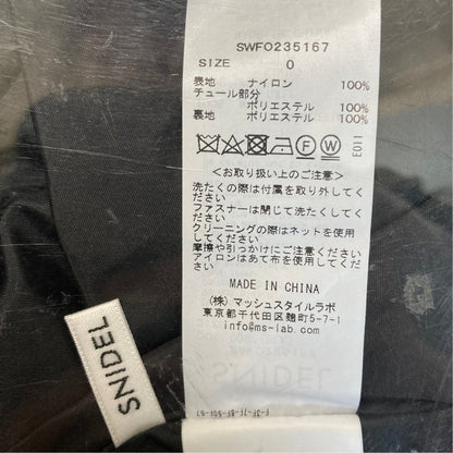 スナイデル タフタミニワンピース