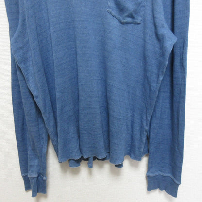 ダブルアールエル ラルフローレン インディゴ染めロングスリーブTシャツ