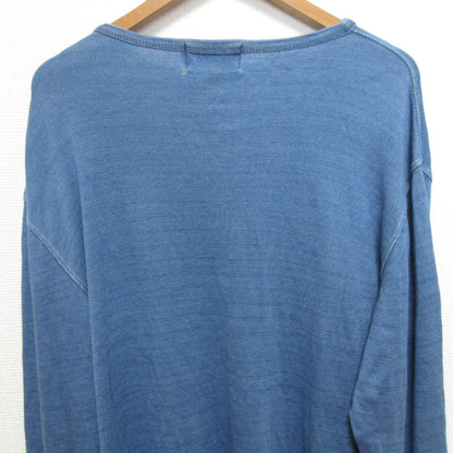 ダブルアールエル ラルフローレン インディゴ染めロングスリーブTシャツ