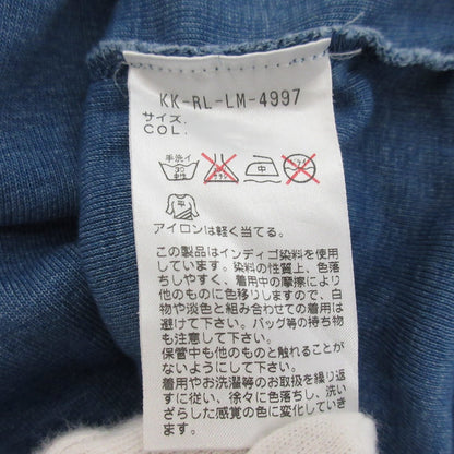 ダブルアールエル ラルフローレン インディゴ染めロングスリーブTシャツ