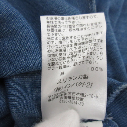 ダブルアールエル ラルフローレン インディゴ染めロングスリーブTシャツ