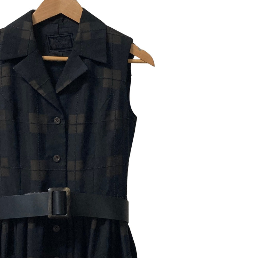フォクシーブティック Cool Plaid ロングワンピース