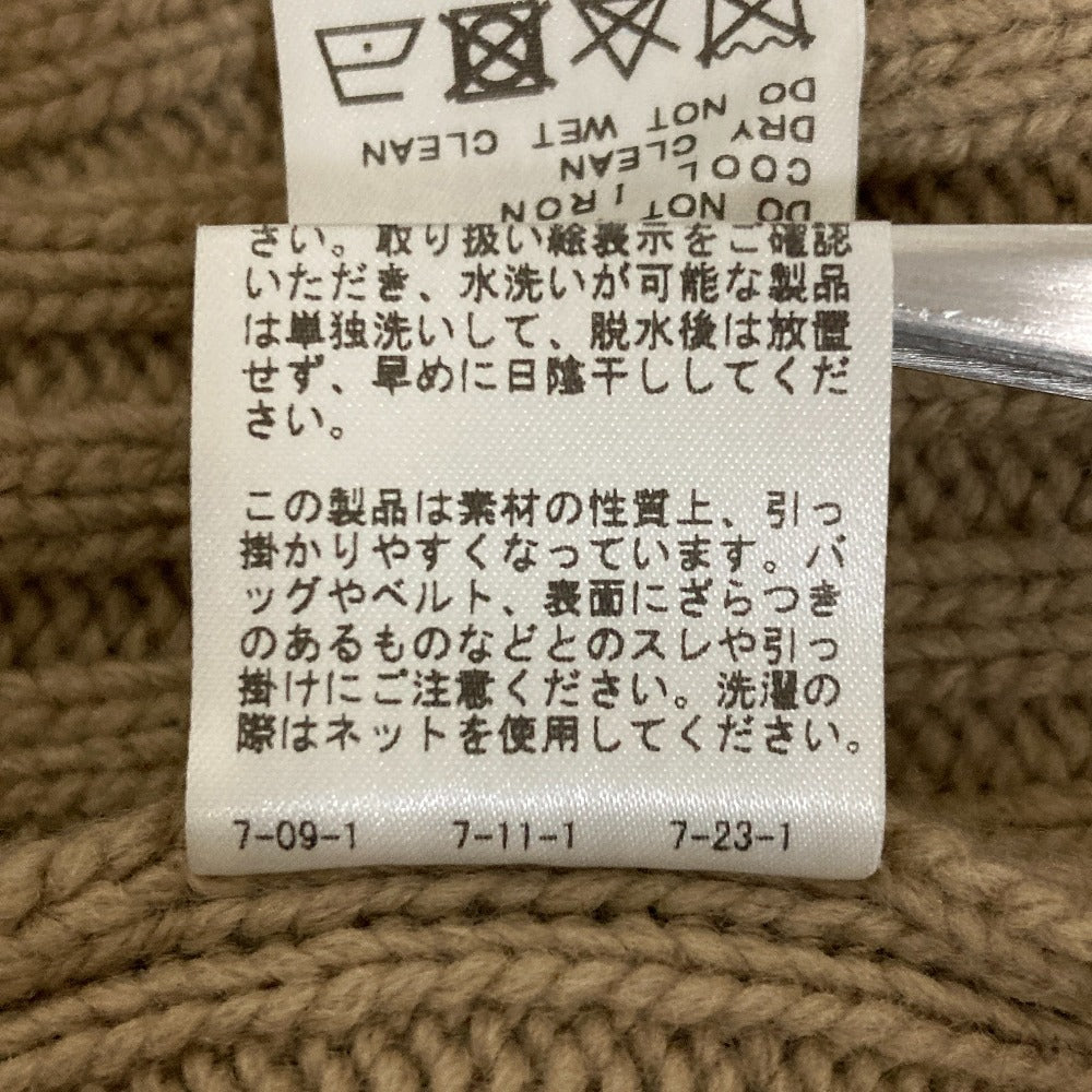 エブリデイアイライク ウール混クロップドワイドリブニットプルオーバー