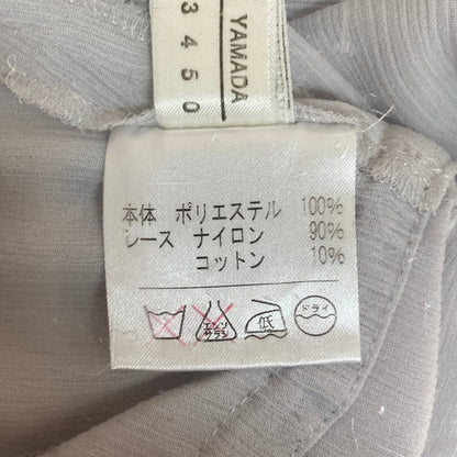 レリアン レースロングスリーブシャツ