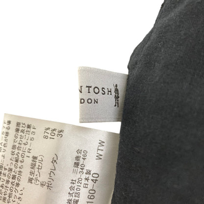 マッキントッシュロンドン タックストレートパンツ