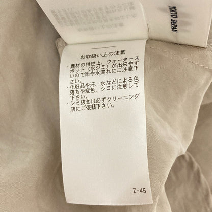 ノーリーズ ウォッシャブルシルキーキュプラシャツ