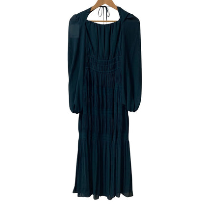 ハーリップトゥ Majolica Pleated Chiffon ドレス