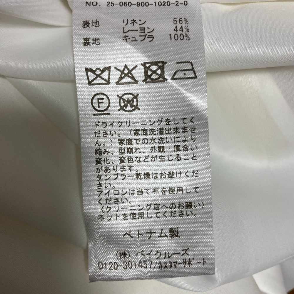 イエナ リネンヴィスコースサテンロングスカート