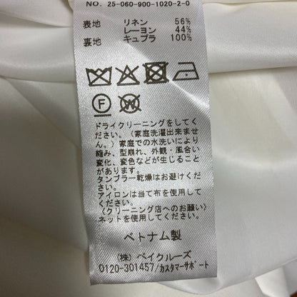 イエナ リネンヴィスコースサテンロングスカート