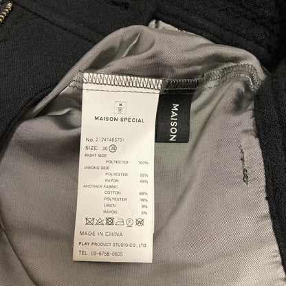メゾンスペシャル Slab Mesh パンツ