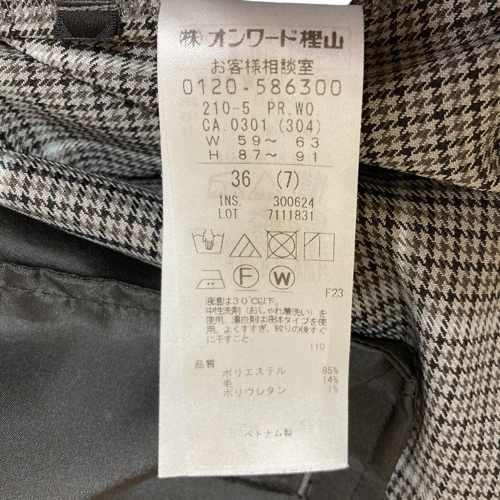 23区 チェックパンツ