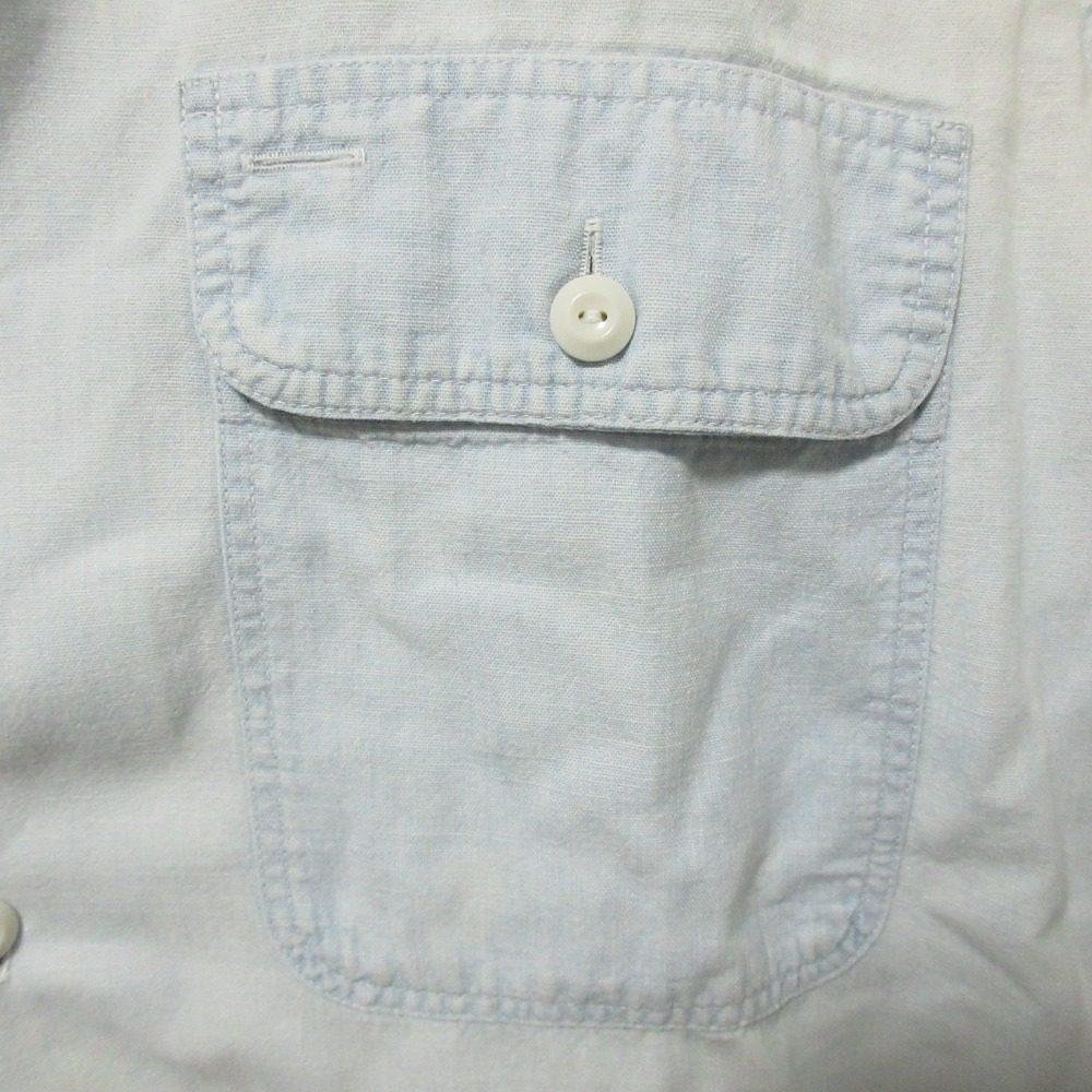 マディソンブルー HAMPTON CHAMBRAY コットンシャツ