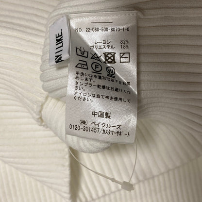 エブリデイアイライク アシンメトリーリブタンクトップ