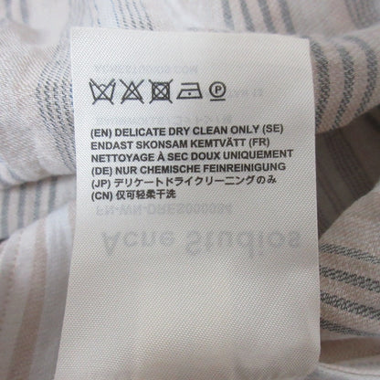 アクネストゥディオズ ストライプロングシャツワンピース