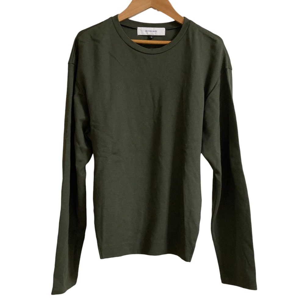 ルシェルブルー レースロングスリーブTシャツ