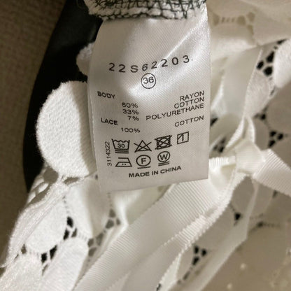 ルシェルブルー レースロングスリーブTシャツ