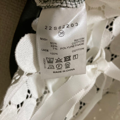 ルシェルブルー レースロングスリーブTシャツ