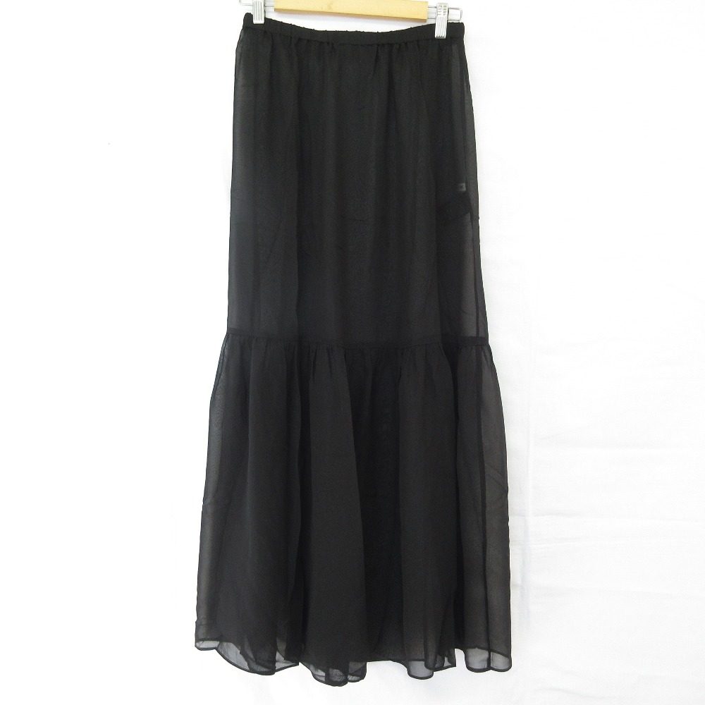EVERYDAY I LIKE Sheer Maxi Skirtスカート
