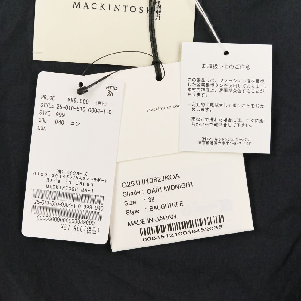 マッキントッシュ SAUGHTREE リサイクルナイロンボマーブルゾン
