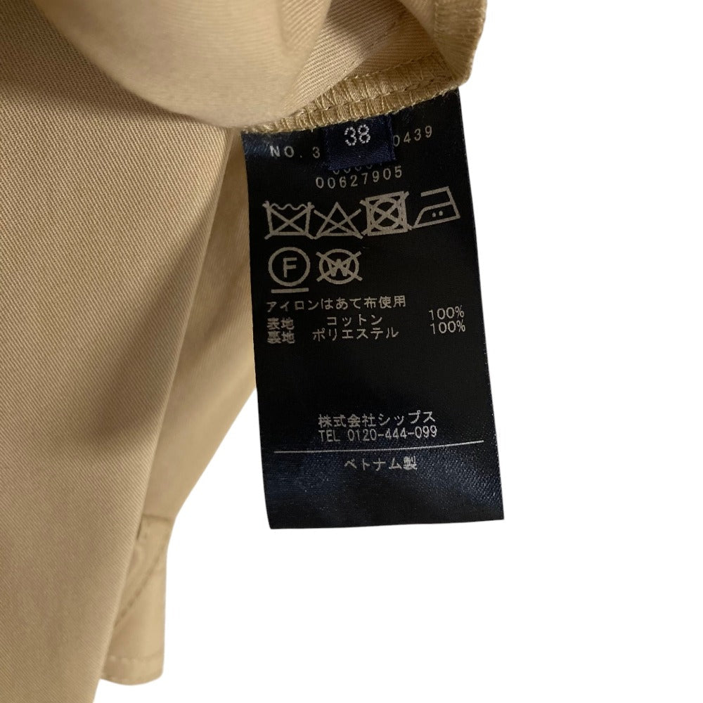 シップス ボイルギャバトレンチコート