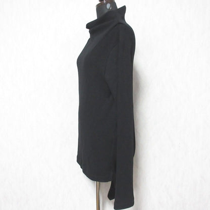 ヨウジヤマモト HARD TWIST PONTE サイドフレアオフネックTシャツ