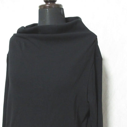 ヨウジヤマモト HARD TWIST PONTE サイドフレアオフネックTシャツ