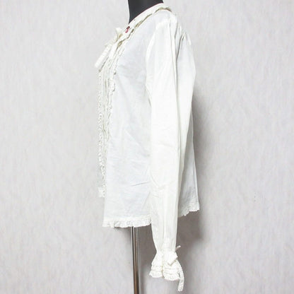 ピンクハウス フラワー刺繍プリーツシャツ