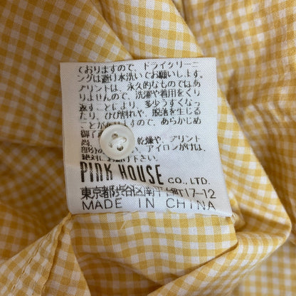 カールヘルム ギンガムチェックパッチワークシャツ