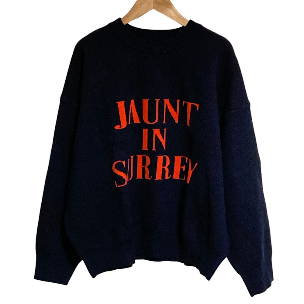 シップスカラーズ ロゴジャカードニットセーター