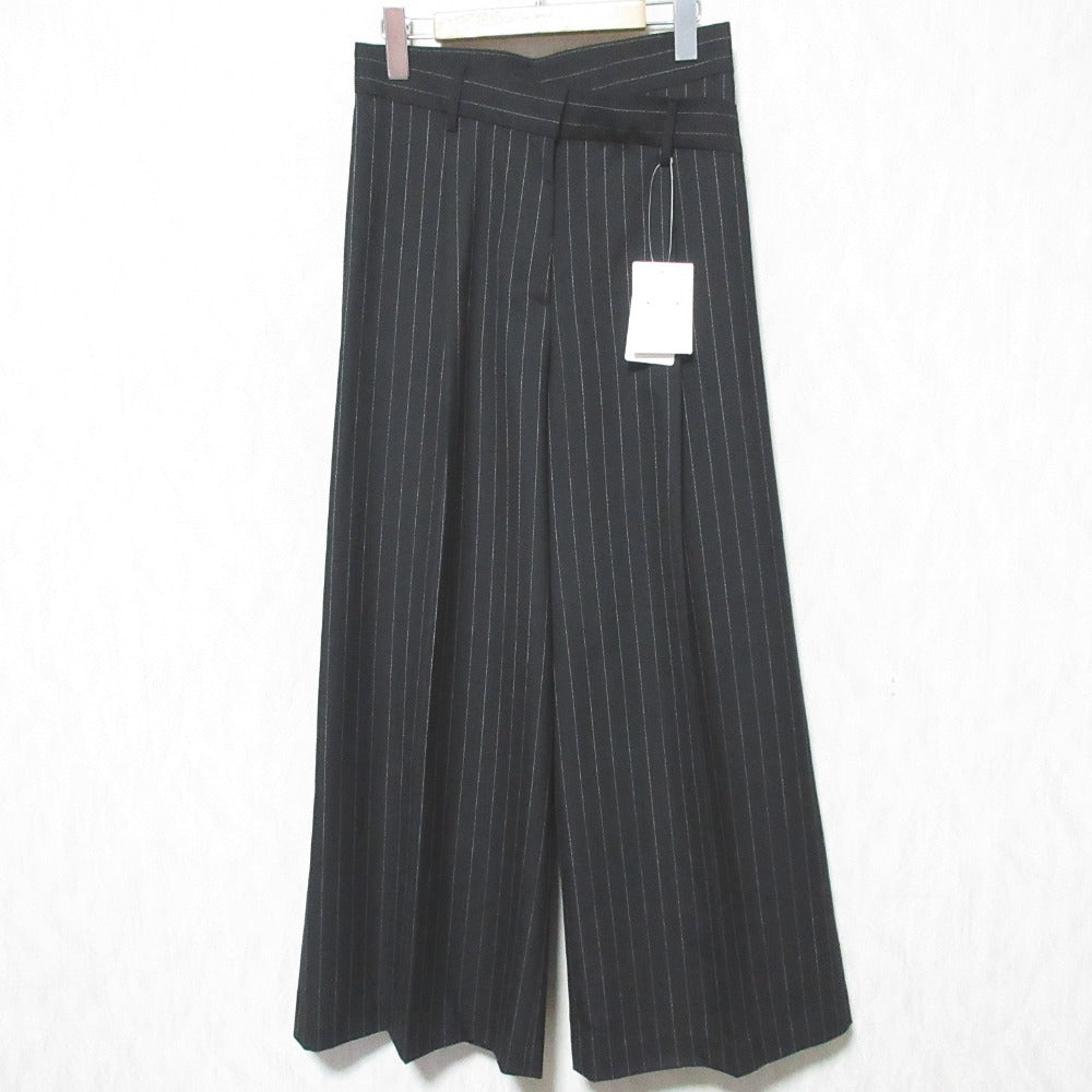 エーピーストゥディオ W Belt Wide PT ストライプワイドパンツ