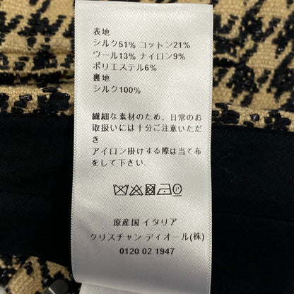 クリスチャンディオール ハウンドトゥースツイードショートパンツ
