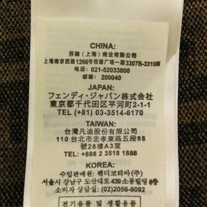 フェンディ ズッカジャガードジャージーニットドレス