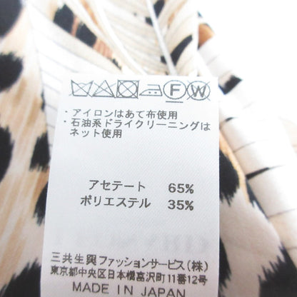 レオナールファッション レオパードストレッチブラウス