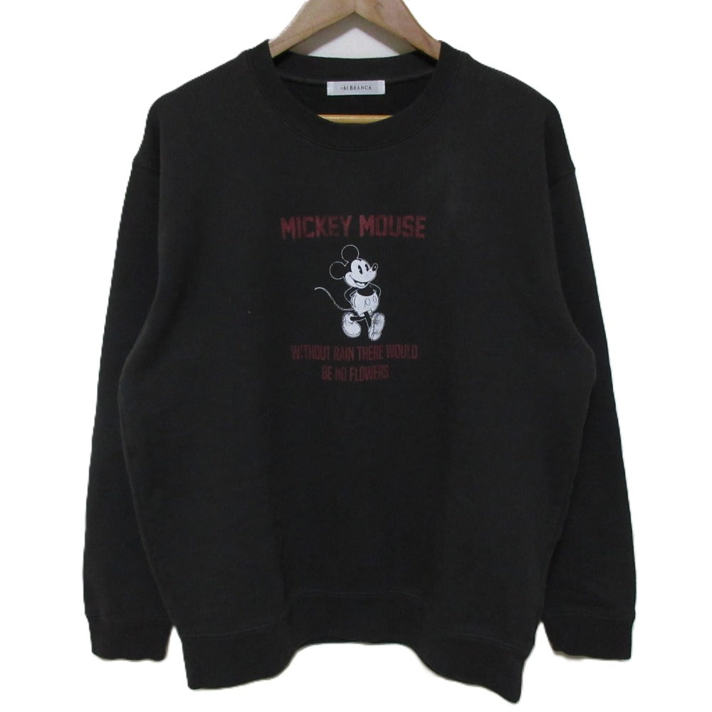 +81BRANCA ディズニーミッキープリントコットンスウェット