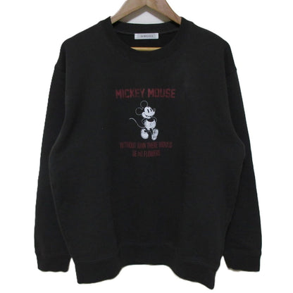 +81BRANCA ディズニーミッキープリントコットンスウェット