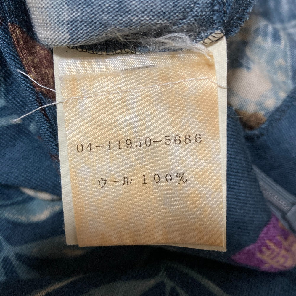 エトロ フラワープリント ウールスカート